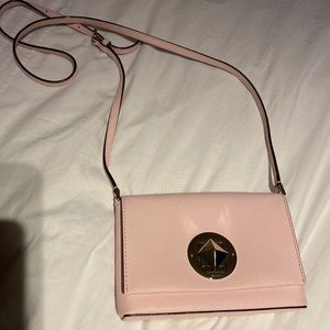 Kate Spade baby pink crossbody bag